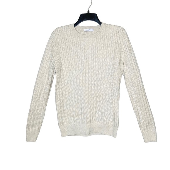 J.Lindeberg Crew Neck Herringbone Sweater - Picture 1 of 5